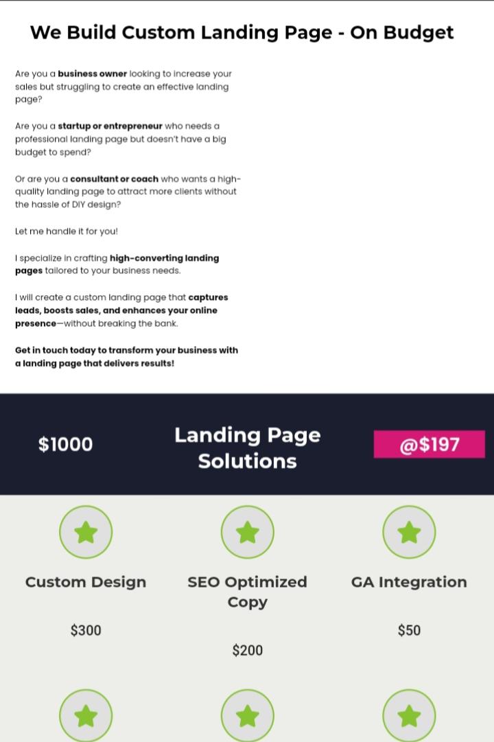 Create landing Page for free by SD Subedi